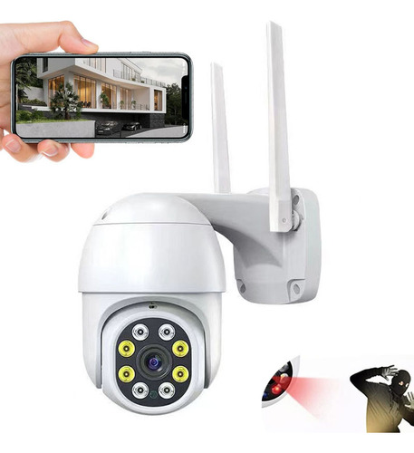 Camara De Seguridad Ip Wifi Robotizada 360° Para Exteriores