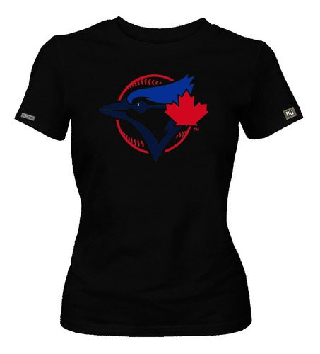 Camiseta Toronto Blue Jays Logo Ave Beisbol Dama Mujer Dbo