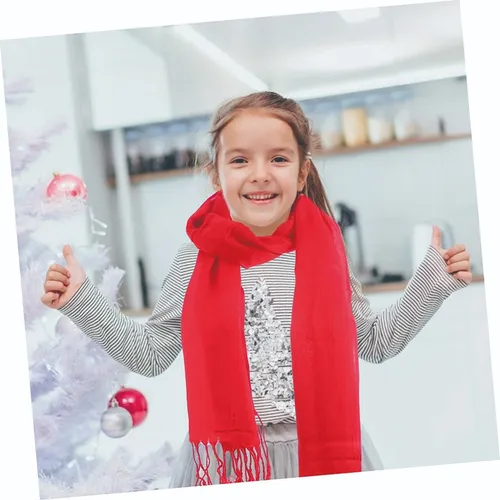 Bufanda Imitación Cachemira For Niños En Invierno Tipo Chal