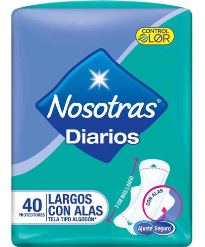 Protector Nosotras Diarios Largos A - Unidad a $298