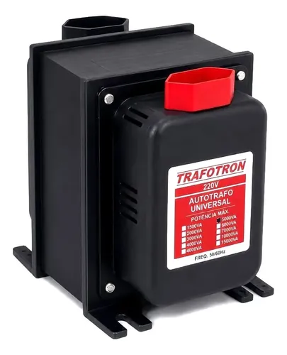 Auto Transformador Voltagem 5000va Bivolt Sem Juros Preto