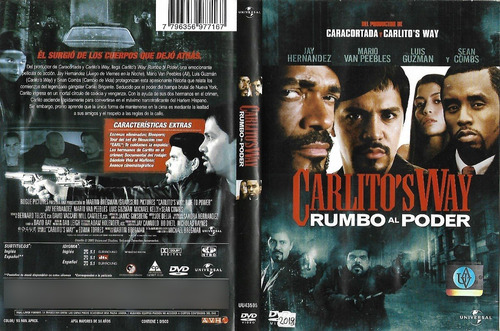 Carlito's Way Rumbo Al Poder Dvd Jay Hernandez Mario Peebles