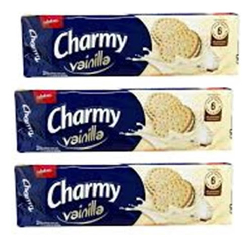 Galletas Charmy Vainilla 192gr Pack 2und