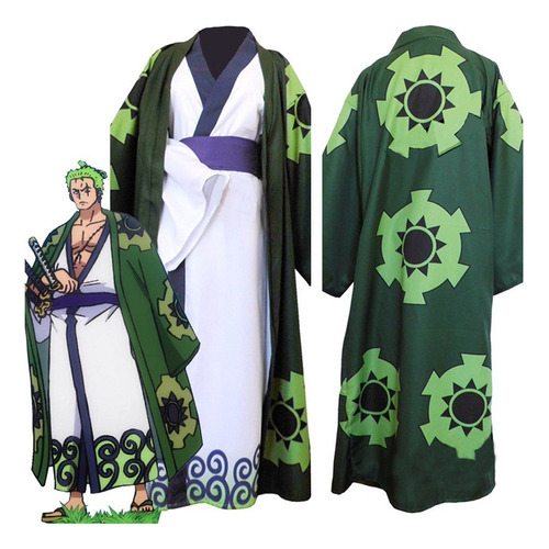 Servidor Cos De One Piece Wano Country Roronoa Zoro