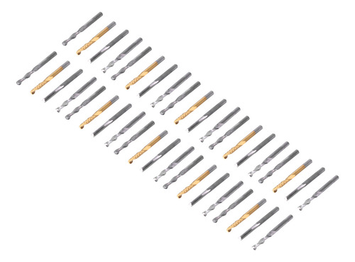 Fresadora Cnc Router Bits, 40 Unidades/juego, Vástago De 1/8