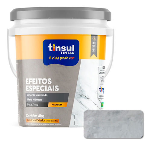 Revestimiento Acrílico Efecto Cemento Quemado Tinsul 4kg