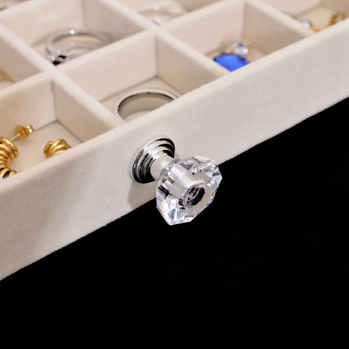 Organizador De Joyas De Acrílico Con Pantalla Apilable De 3
