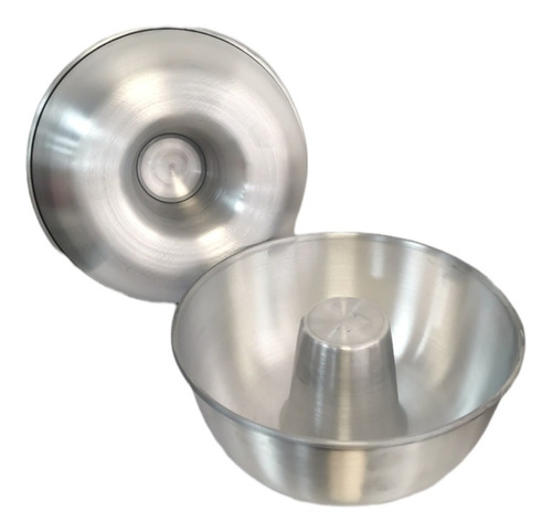 Molde Bundt Flanera 22cm Aluminio Para Queques Gelatina 