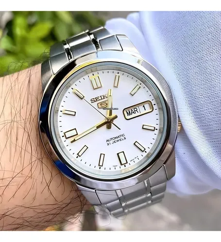 Relógio Seiko 5 Automático Masculino Snkk07k1 | Parcelamento sem juros