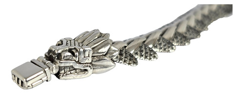 Pulsera De Quetzalcoatl De Plata 925 Para Hombre