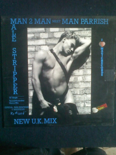 Lp. Man 2 Man. Male Stripper. Remix. Nacional.vinilo.acetato