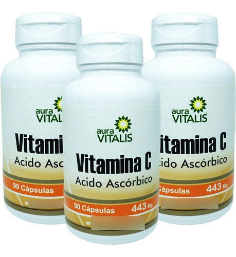 9 Meses Vitamina C 443 Mg 270 Cap Suba Defensas Envio Gratis