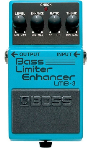 Pedal Boss Bass Limiter Enhancer P/ Contrabaixo - Lmb-3 Azul