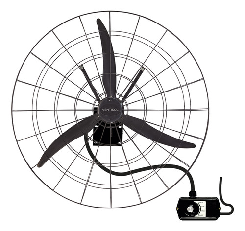 Ventilador De Parede Industrial 1 M Com Chave Ventisol 220v