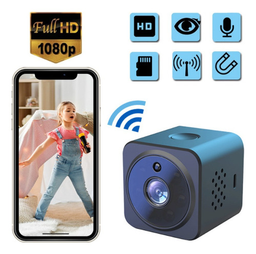 1080p Mini Cámara Wifi Full Hd Dos Vías Audio Ip Videocámara