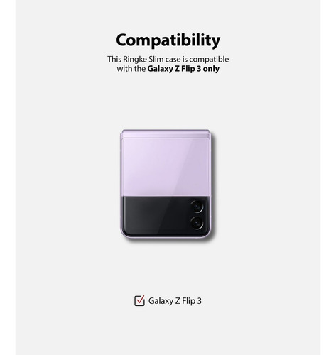 Imagen 2 de 7 de Funda Samsung Galaxy Z Flip 3 Ringke Slim Original Delgada