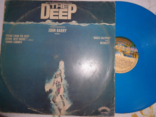 Lp The Deep, Trilha Filme1977 - Vinil Azul 