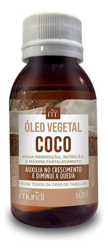 Muriel Oleo Capilar Vegetal Coco 60ml