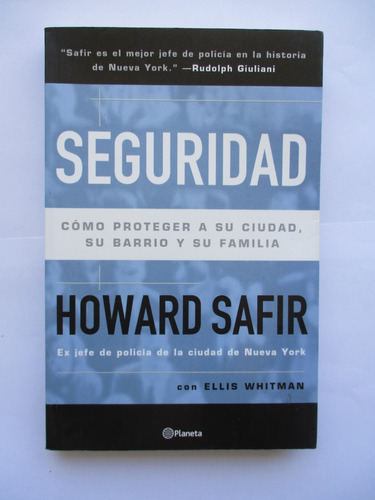 Seguridad / Howard Safir / Excelente Estado