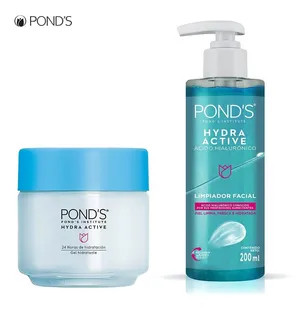 Gel Hidratante Y Limpiador Facial Ácido Hialuronico Ponds