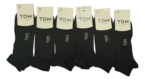 Pack X3 Medias Ciudadela Tom Hombre Soquetes Liso De Algodón