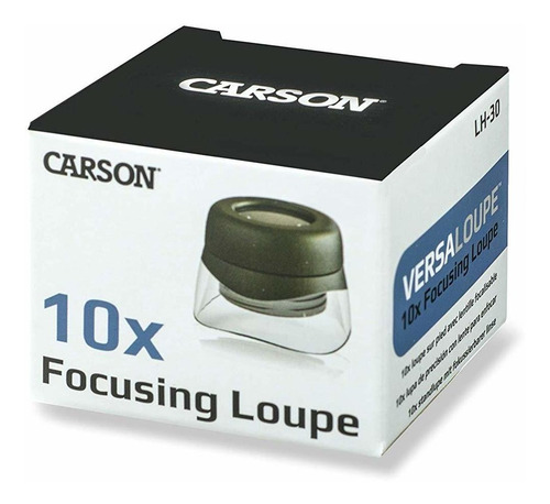 Carson Versaloupe 10x Centrándose Soporte Lupa Lupas Para La