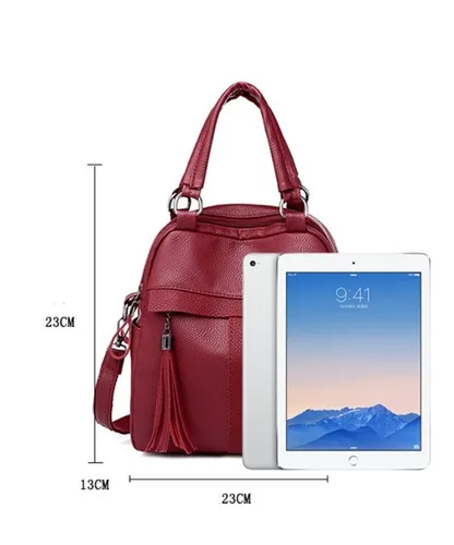Bolsa Mochila Para Dama De Material Tipo Piel Vers til Con