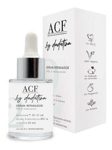 Acf By Dadatina Volumen 2 Serum Reparador Restauración 30ml