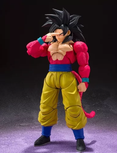 Boneco Figura Ação Goku Super Sayajin 4 Dragon Ball Bandai em