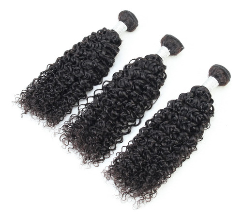 Paquetes De Cabello Humano Rizado 12a, Rizado Jerry, Paquete