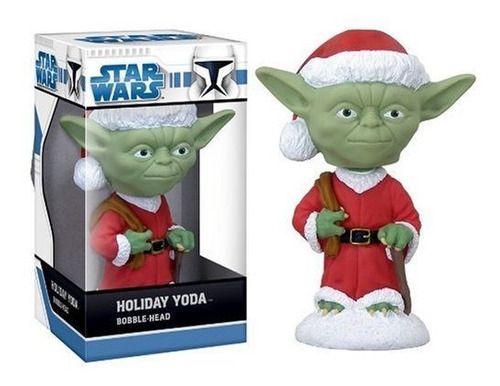 Star Wars Yoda Holiday Mini Wacky Wobbler