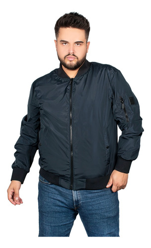 Chamarra Hombre Greenlander Pol8732xl Plus Size Bombercierre