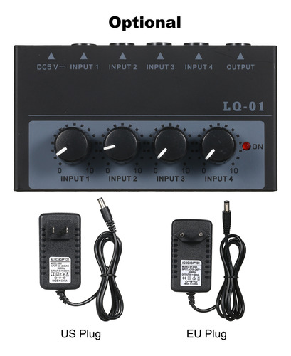 Mixer Studio Mixer Ultra. Ruido De Salida De Canales. Entrad