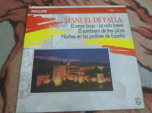 Vinilo -manuel De Falla   ...ljp