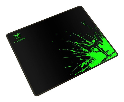 Mouse Pad T-dagger L Lava Negro Verde Caucho Antideslizante