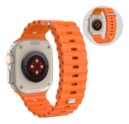 Reloj Smartwatch S8 Ultra Max Bluetooth Naranja Premium