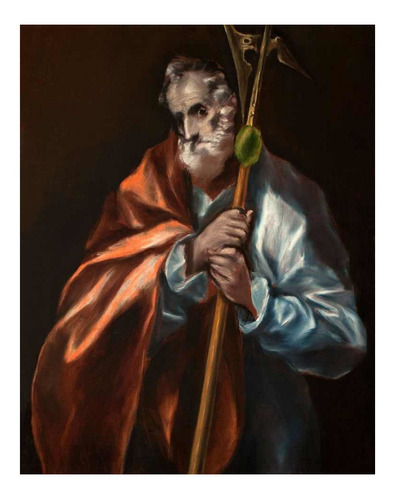 Apóstolo Judas Tadeu - El Greco - Tela Canvas