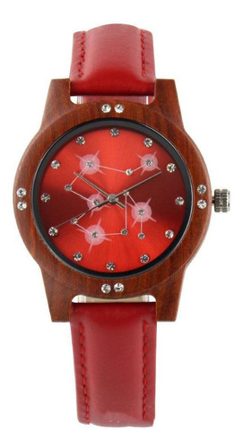 Relogio Duoyidian Quartz Feminino Couro Re