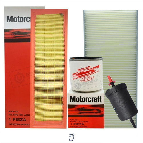 Imagen 1 de 9 de Kit 4 Filtros Completo Ford Ka Rocam 1.0 1.6 08/13 Original
