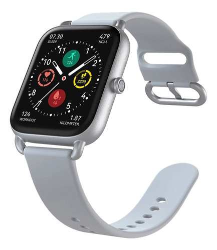 Reloj inteligente Haylou Rs4 Bluetooth 5.1 con pantalla de 1,78 pulgadas, color plata, pulsera, color plata