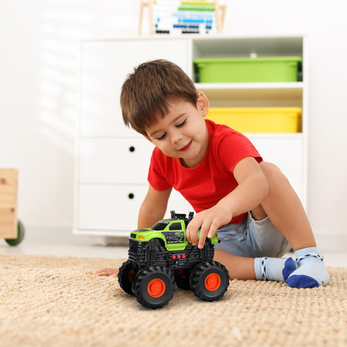 Caminha Monstro De Brinquedo Com Som Multikids - Br2234 Cor Verde