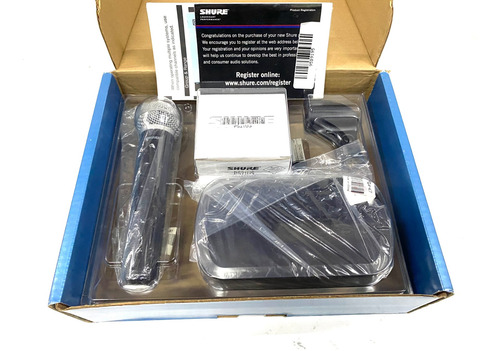 Shure Pg24/pg58 Microfone Bastao Mao Sem Fio