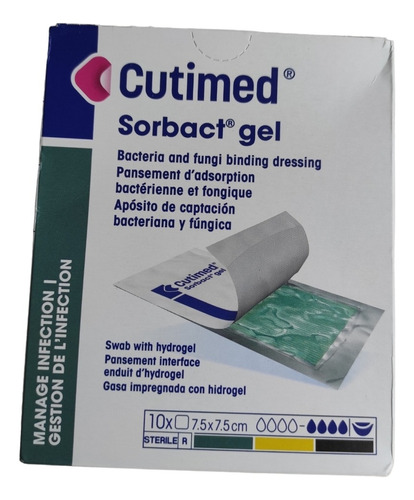 Cutimed Sorbact Gel 7,5 X 7,5cm (caja X 10 Uds) Bsn Medical 