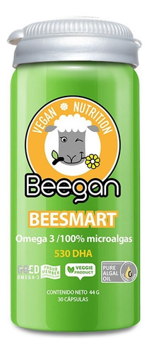 Beesmart Omega 3 / 530 Dha / 30 Cápsulas Vegetales / Beegan