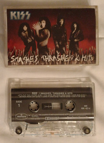 Kiss Smashes Thrashes And Hits Cassette Usa