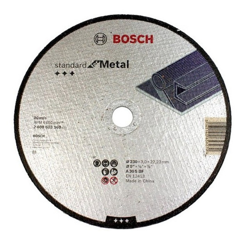 Disco Corte Bosch Recto 9  X 7/8  3mm