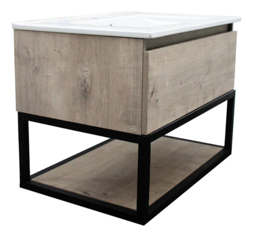 Mueble Para Lavamanos Melé Lenga 70x46 Cm Stretto