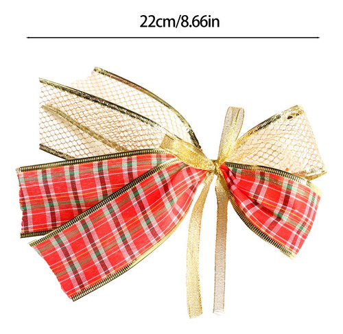 Lazos Navideños En Forma De F Para Árboles De Navidad, Coron