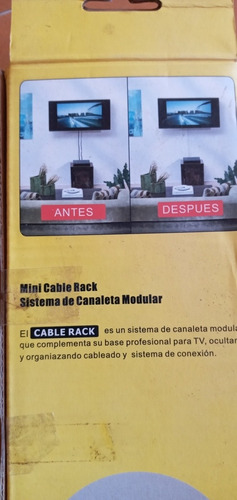  Cable Rack/ Canaleta Modular Pvc 