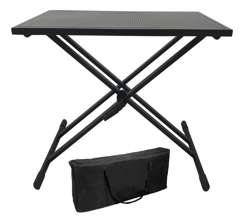 Djxusmi Cabina De Mesa Para Dj Con Soporte De Teclado Doble.